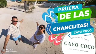 🩴 PRUEBA DE LAS CHANCLITAS 20 🩴 CAYO 🏝️ COCO 🥥 TROPICAL 🌊 LIVING DAVID VS SKARLETT 🎦Video 360° 4K🆒 [upl. by Rhiamon]