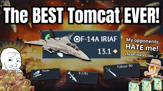 I made my Opponents RAGE by harassing them with Iranian Tomcat🔥A beautiful feeling  F14A IRIAF [upl. by Ecneret]