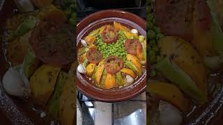 Lemon and Garlic Chicken Tagine with vegetables [upl. by Adyaj]