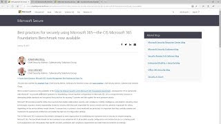 How to set up security in Office 365 to CIS recommendations [upl. by Lucille891]