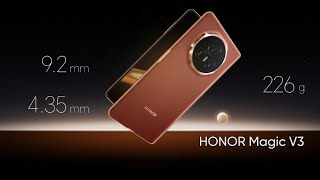 Honor Magic V3 has become even thinner and has a more capacious battery [upl. by Ahgem]