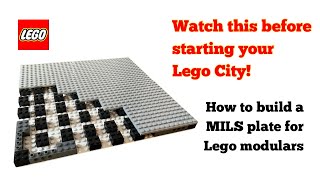 How to build a Lego MILS plate [upl. by Norbel]