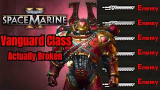 The VANGUARD CLASS in SPACE MARINE 2 is BROKEN PVP MULTIPLAYER GAMEPLAY [upl. by Almond174]