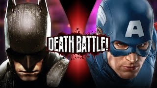 Batman VS Captain America DC VS Marvel  DEATH BATTLE [upl. by Watkins485]