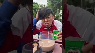 GAK BISA DI SEDOT ⁉️SUSU COKLAT MILO MANIS RASANYA 😍shorts funny dubbing [upl. by Flyn]