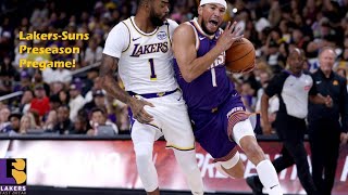 LakersSuns Preseason Pregame With Braxton Reynolds [upl. by Sarazen]