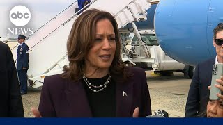 Harris says shes ready to debate Donald Trump on Sept 10 [upl. by Wendi]