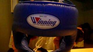 Winning FG5000 boxing Headgear video review at Ratethisgearcom [upl. by Adiraf]