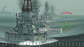 Battle of MerselKébir  French Navy vs British Navy  Battlestations Pacific [upl. by Delaine]