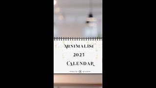 Sleek Modern Wall Calendar 2025 Planner Monthly Date Organizer [upl. by Enaej653]