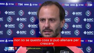 Alberto Gilardino intervista post partita Napoli Genoa 11 [upl. by Avevoneg]