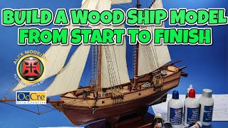 HOW TO BUILD A WOOD SHIP FROM START TO FINISH [upl. by Combs]