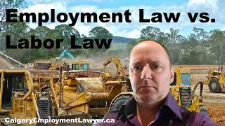 Employment Law versus Labor Law [upl. by Nameloc589]