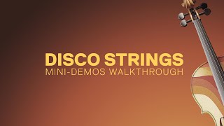 Disco Strings UDS™ Demo Walkthrough [upl. by Notnats]