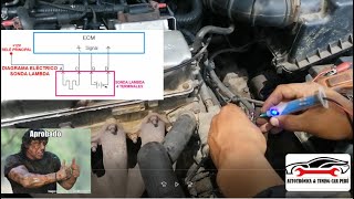 MEJOR DIAGNÓSTICO DE SENSOR DE OXIGENO 1  2  3 Y 4 CABLES [upl. by Anpas]