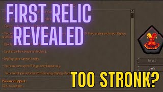 Leagues 4s First Relic Is Incredibly Strong OSRS [upl. by Aseneg]