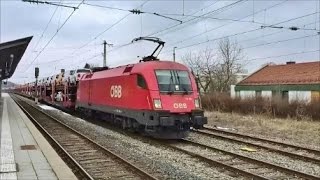 Ein richtig schöner langer Autozug bespannt mit quotÖBB Taurus 1116quot [upl. by Ocinom]