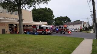 Carlstadt Fire Department NJ Engine 2 Responding 71216 [upl. by Pat]