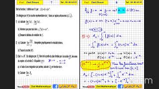 02 Exponentielle Correction Exercice Bac Math Science  Technique  Info  Eco [upl. by Lilian]