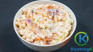 KFC Style Coleslaw Recipe by KooKingK [upl. by Theodosia]