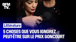 5 choses que vous ignorez peutêtre sur le prix Goncourt [upl. by Kathryn51]