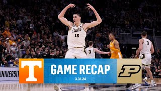 Edey POWERS Purdue past Tennessee with careerhigh 40 POINTS ADVANCES to Final Four  CBS Sports [upl. by Hirasuna]