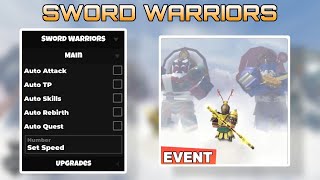 Sword Warriors Script  Auto Attack Auto TP Auto Skills  Mobile [upl. by Jarid]