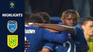 ESTAC TROYES  FC NANTES 1  0  Highlights  ESTAC  FCN  20212022 [upl. by Aneehsram]