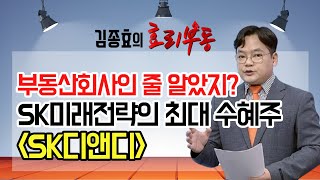 김종효의 효리부동 부동산회사인 줄 알았지 SK 미래전략의 최대 수혜주 SK디앤디  머니투데이방송 증시 증권 [upl. by Ardena]