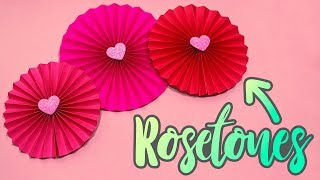 DIY Como hacer ROSETONES de PAPEL [upl. by Marcy]