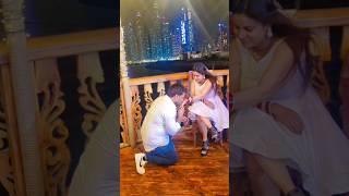 💍 Best propose Everproposal on cruise in Dubai lovesong love SAYA [upl. by Tan828]