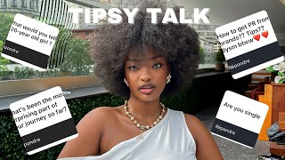 TIPSY TALK Get To Know Me Chit Chat about content creation relationship status and more Aliona [upl. by Virgilio158]