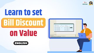 Learn to set Bill Discount on Invoice Value in Marg ERP English [upl. by Nnylrahc]