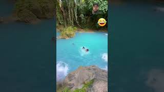 travel vacation nature waterfall river outdoor jamaica women😍😍 [upl. by Harli648]