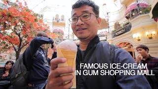 Icecream in GUM mall Moscow  Russia Travel Vlog Ep 04 [upl. by Atiugal736]