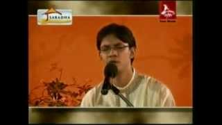 Aj Amar Shunyo Ghore An Atulprasad masterpiece by Sounak [upl. by Arodnahs]