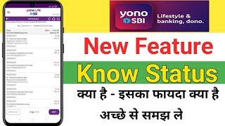 Yono Sbi Know Status Kya Hai  Yono Sbi New Update  Yono Sbi Me Know Status Kyu Aa rha hai [upl. by Eitsyrhc]