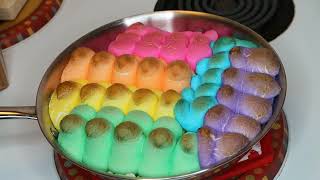 Rainbow Peeps Smores Easter Dessert or Dip [upl. by Lezah]