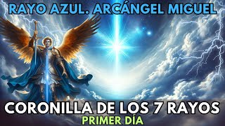 🔵 DOMINGO Rayo Azul Coronilla Arcángel Miguel ✨💙 [upl. by Eat]