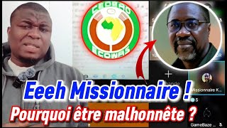 💢🛑 Pourquoi certains Chrétiens sont obligé dêtre malhonnêteté comme ça  Ismaël Aka vs missionnaire [upl. by Gibun]