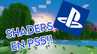 SHADERS LLEGAN A PLAYSTATION 5  MINECRAFT [upl. by Meensat484]