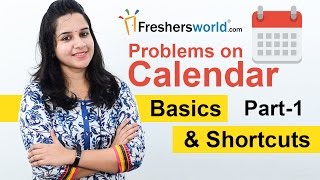 Aptitude Made Easy  Problems on Calendar Basics and Methods Shortcuts Time and Date [upl. by Niwrad]