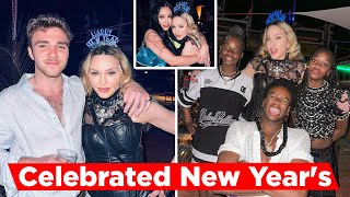 Madonna Celebrates New Years Eve With Her 6 Kids [upl. by Aserej]