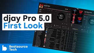 Algoriddim djay Pro 50 First Look  Beatsource Tech [upl. by Leemaj]