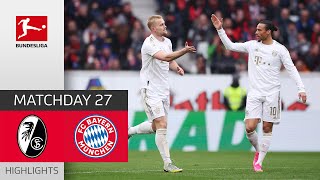 De Ligt Again  SC Freiburg  FC Bayern München 01  Highlights  Matchday 27 – Bundesliga 202223 [upl. by Yelra148]