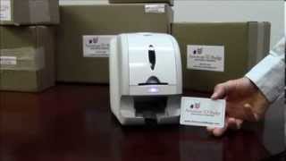 IDP 30S Smart IDBadge Card Printer [upl. by Esimaj]