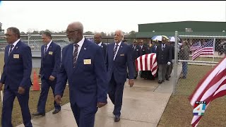 Loved ones say final goodbye to fallen Army Sergeant Kennedy Sanders in Waycross [upl. by Euqimod]