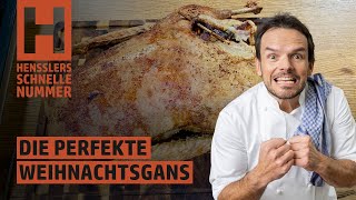 Schnelles Die perfekte Weihnachtsgans Rezept von Steffen Henssler [upl. by Benedict979]