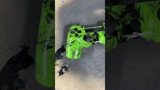 Hydro dipping ps4 controller foryou viralvideo diy spraypaint [upl. by Litch]