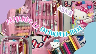 ARMANDO LA CARTUCHERA IDEAL KAWAII  PAPELERÍA SANRIO  ASMR  AESTHETIC [upl. by Ennaillek68]